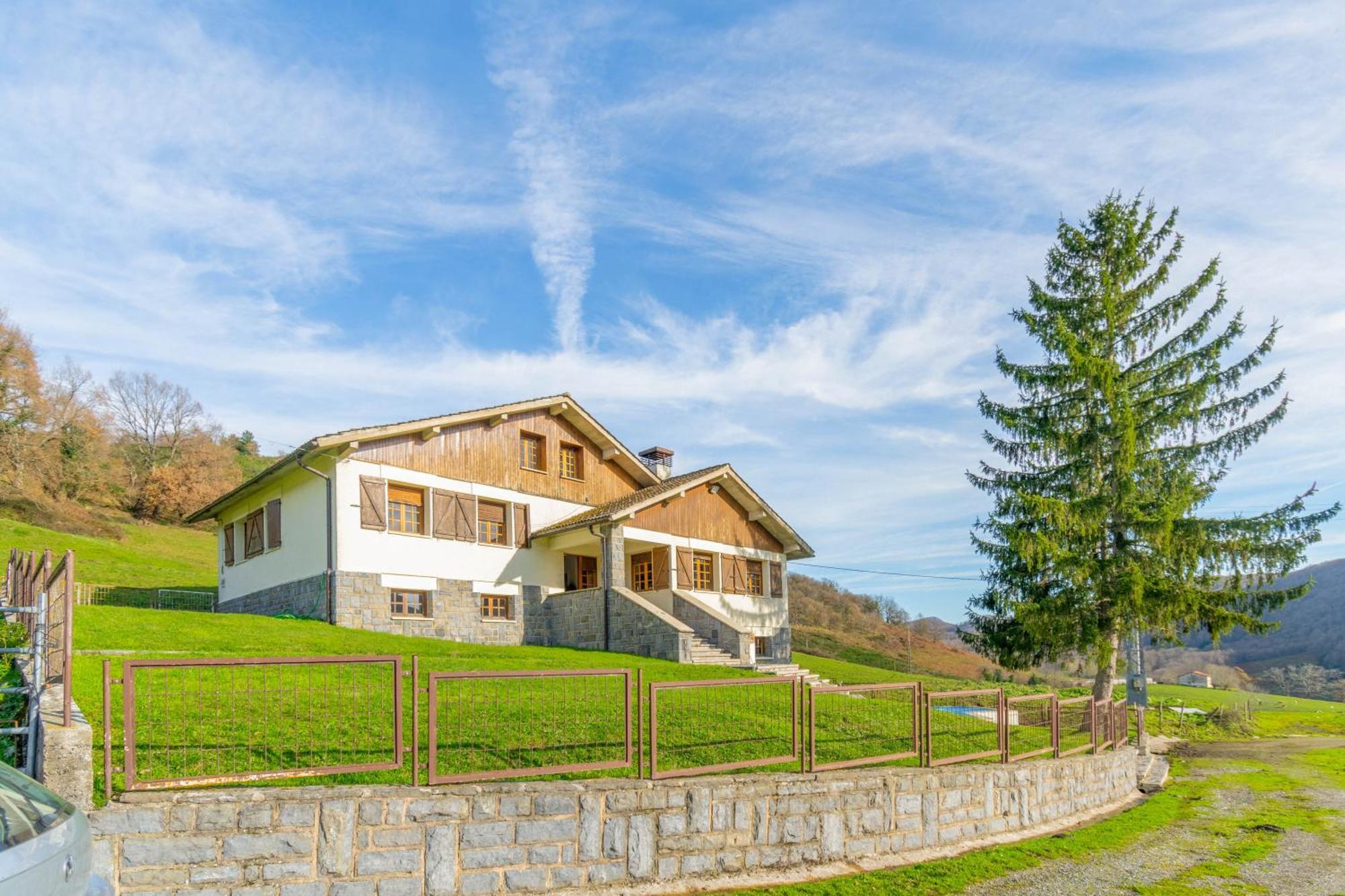 Casa Ospela, Espectacular Chalet De Montana Rodeada De Naturaleza Aizaroz Bagian luar foto
